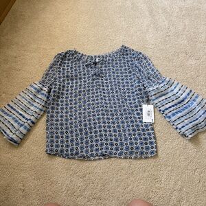 Blue Misa “Reata Top with Scorpios Mix” Los Angeles Medium Women's Top